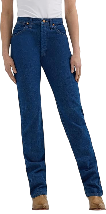 Womens Cowboy Cut Slim Fit Jean Bleach