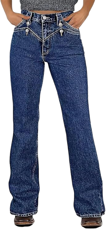 Rocky Mountain Boot Cut Jeans for Women, Navy Blue